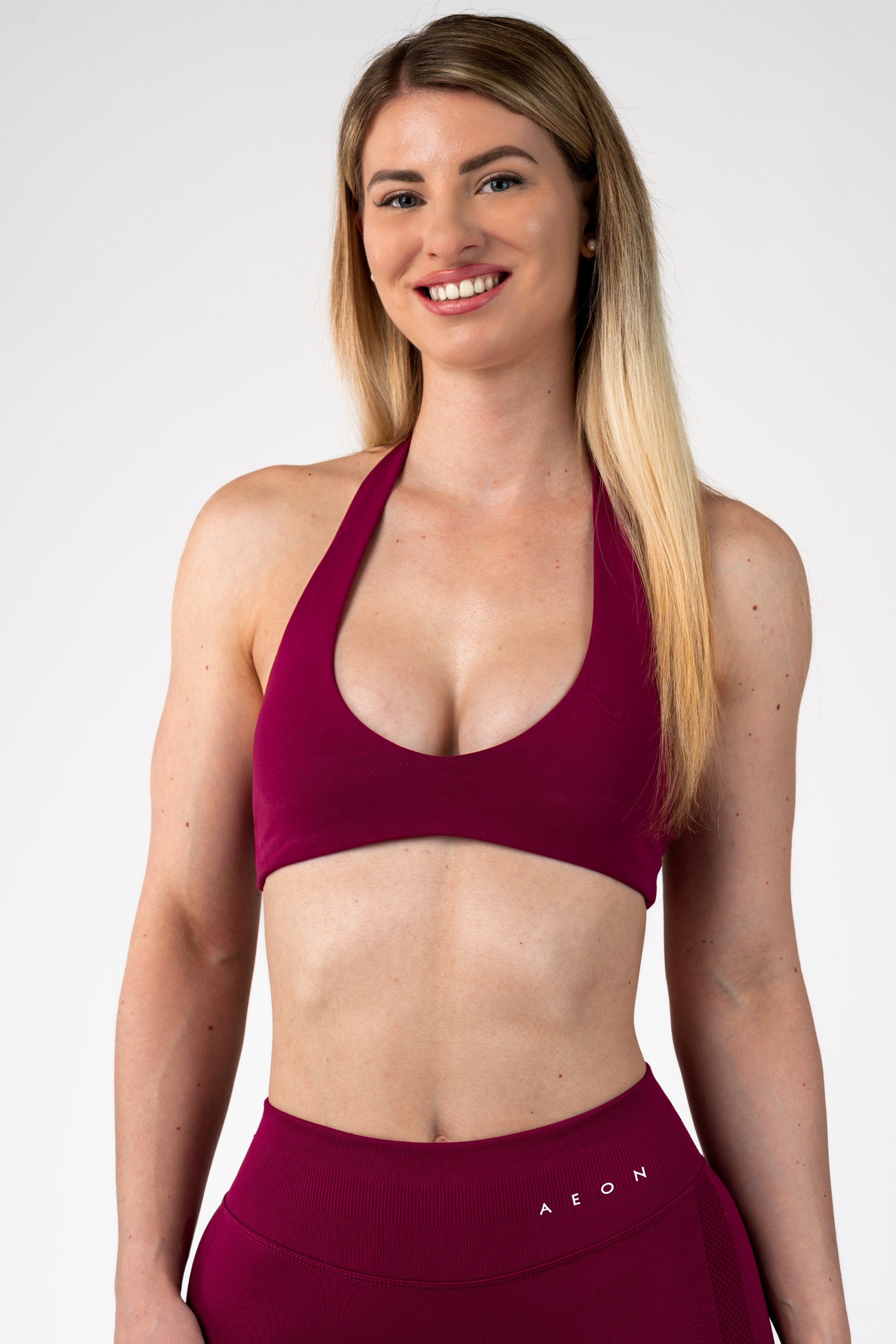 MOTION SEAMLESS HALTER NECK BRA V2