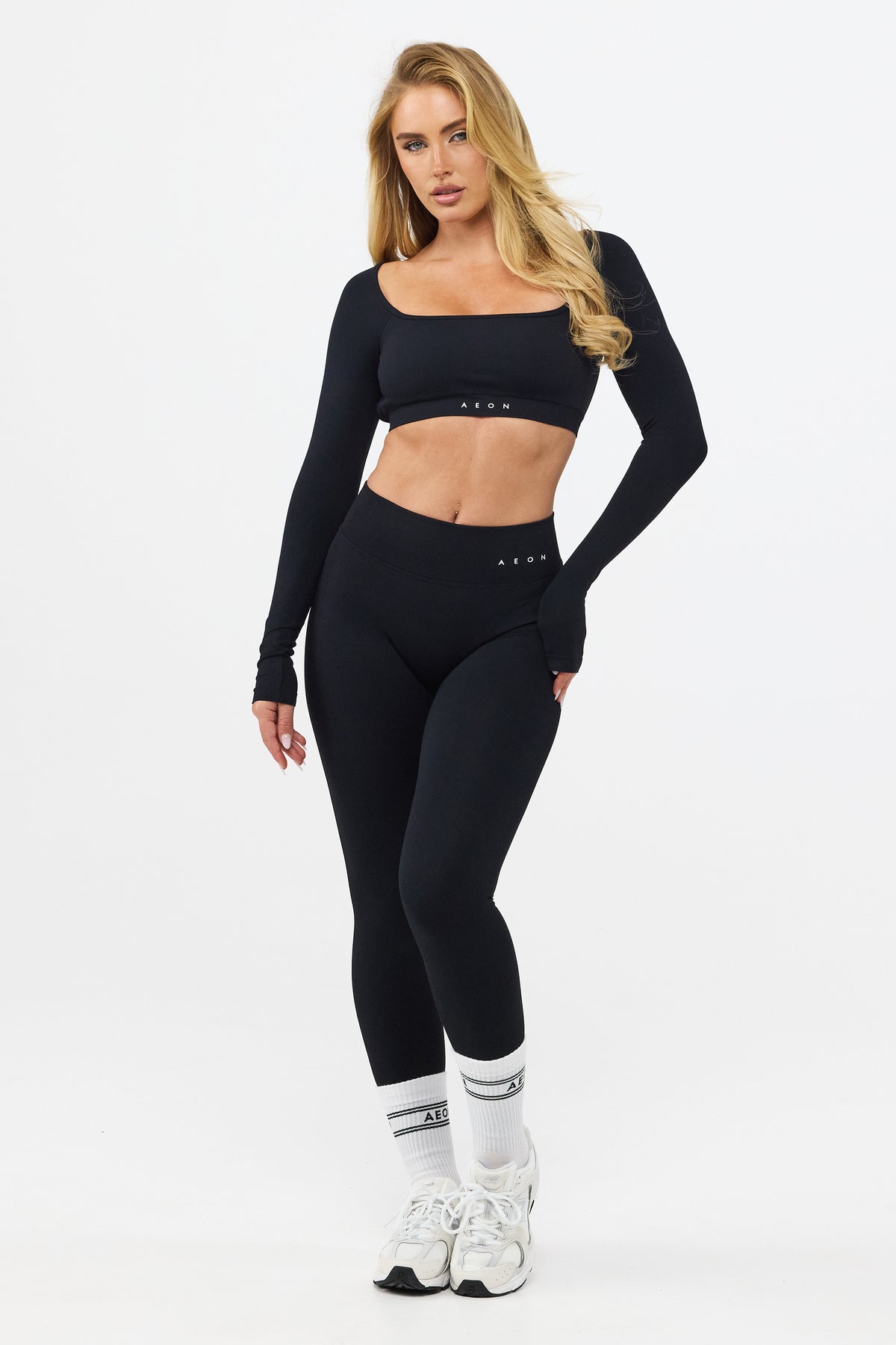 MOTION LONG SLEEVE CROP TOP V2
