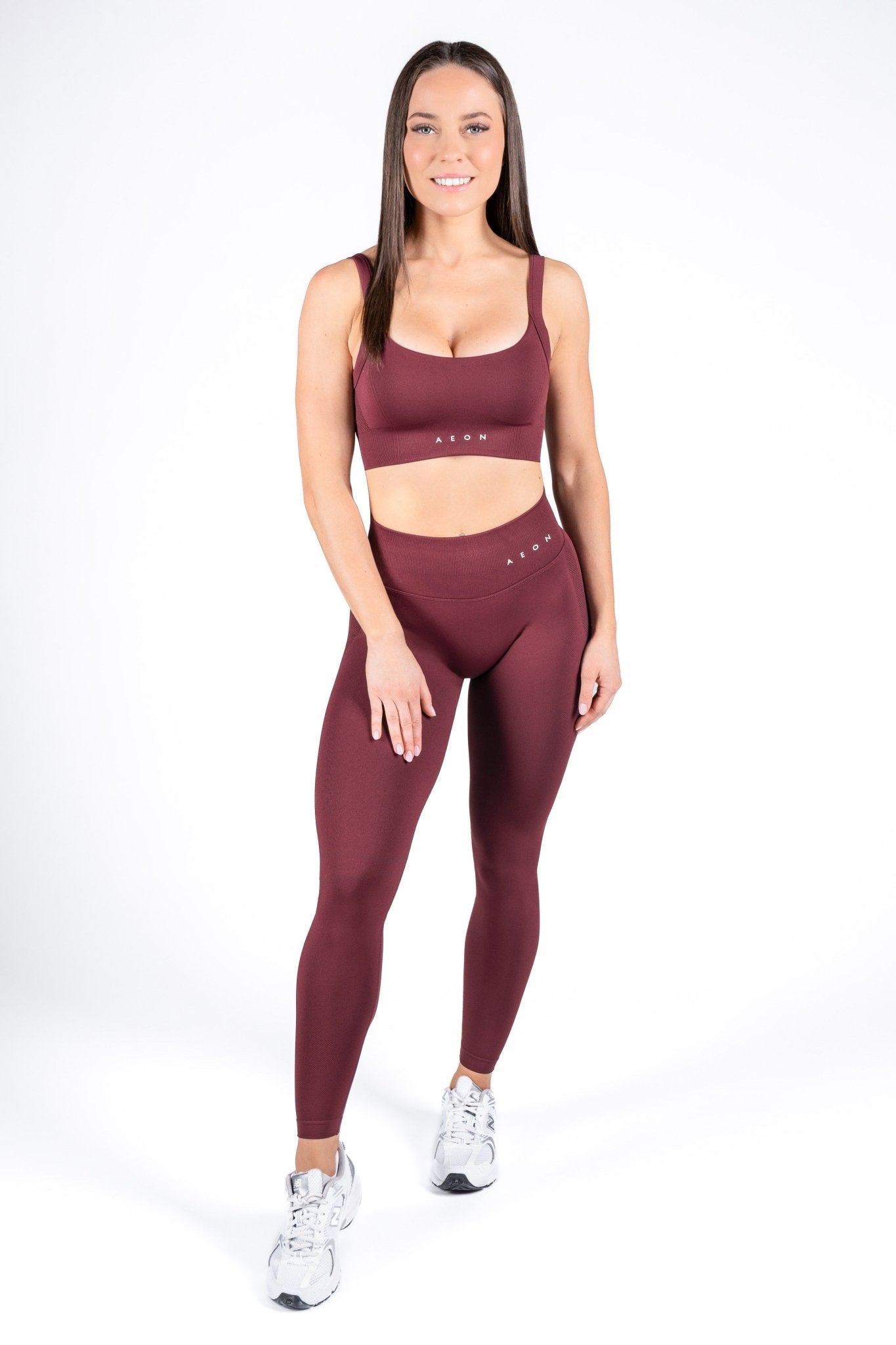 MOTION SEAMLESS LEGGINGS BUNDLE V2 - GRAPHITE & BURGUNDY & SOFT LILAC (3 - PIECE) - Aeon Athletics