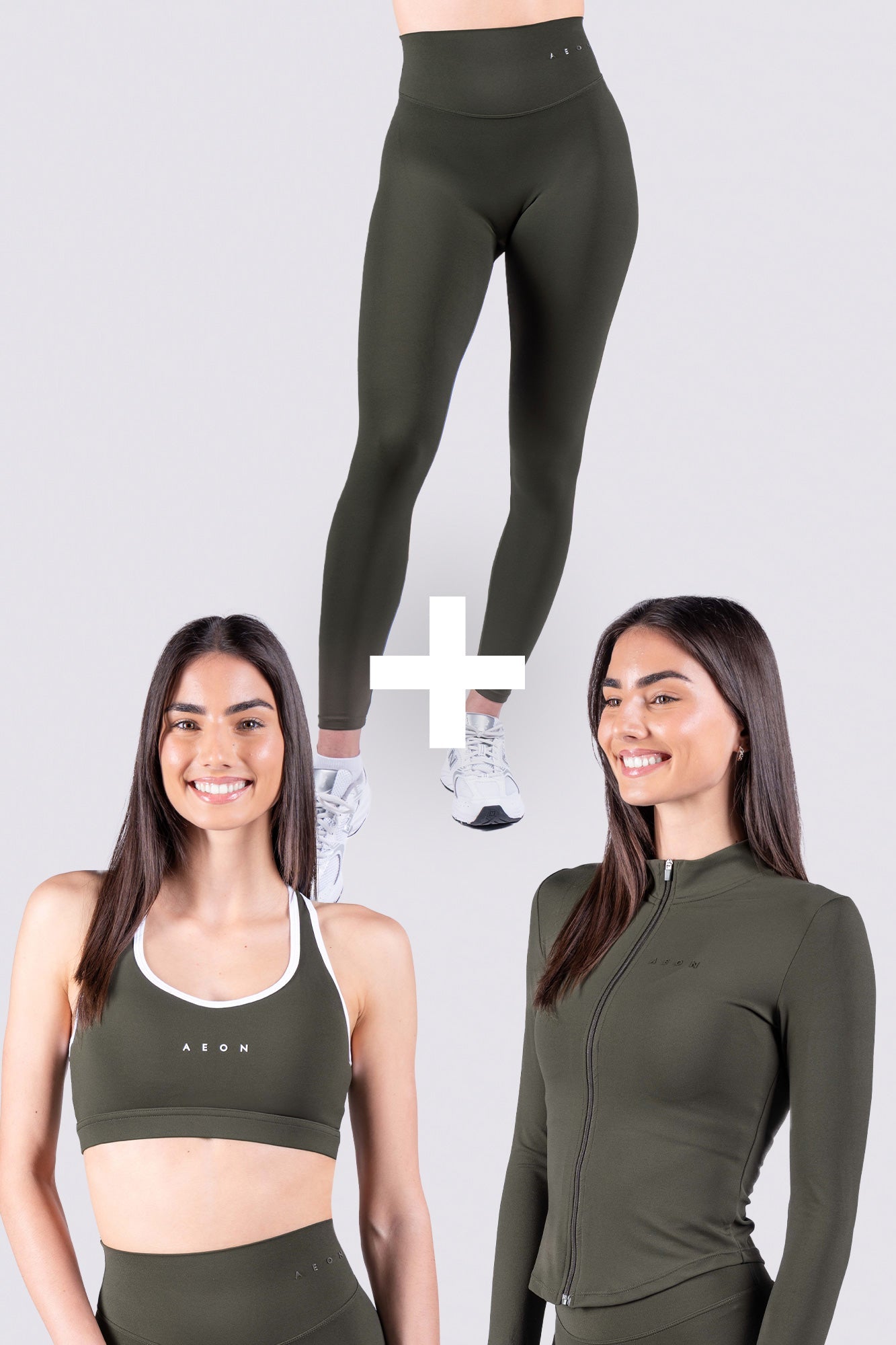 SECOND SKIN BUNDLE - OLIVE (3 - PIECE) - Aeon Athletics