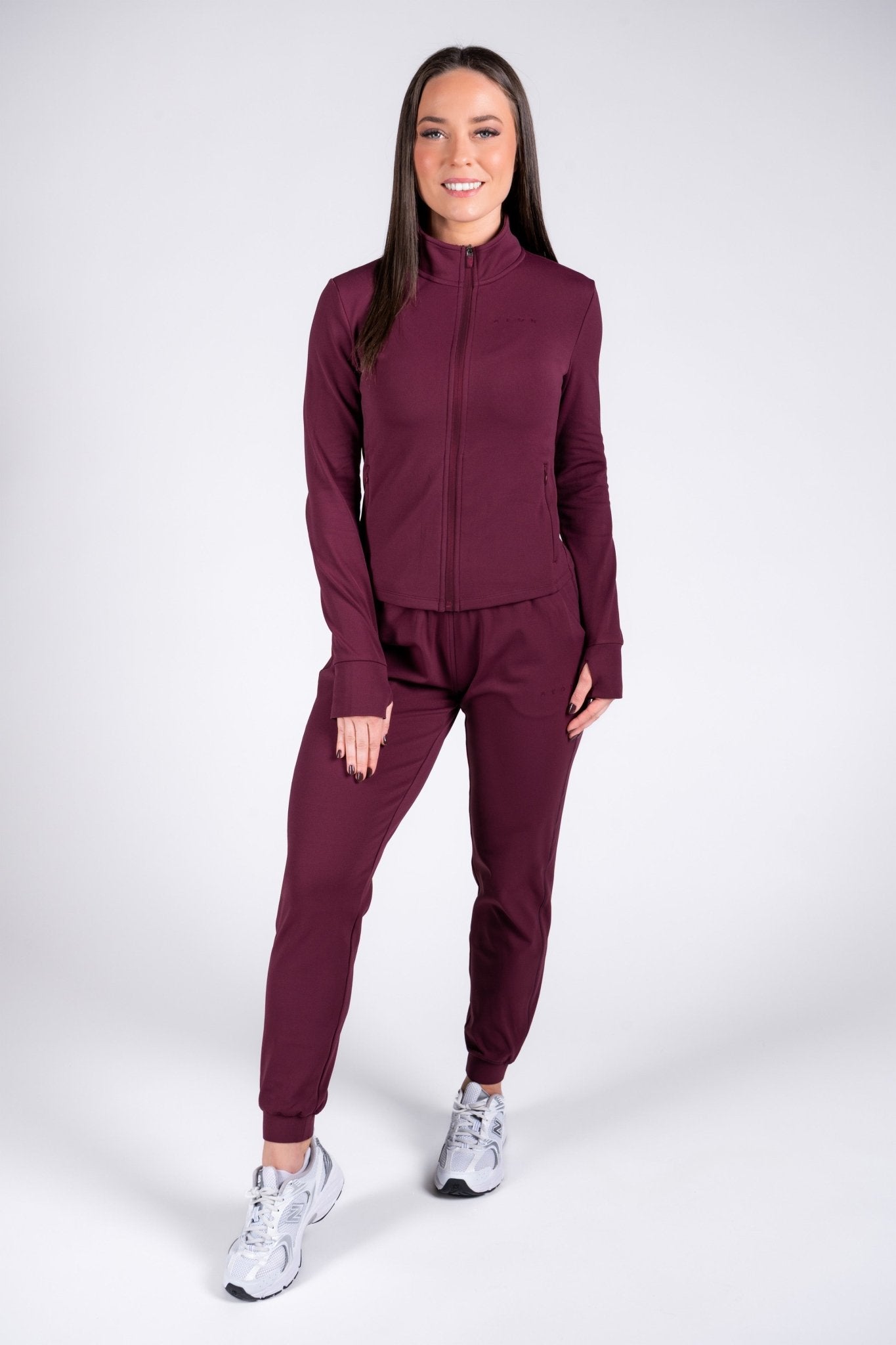 SECOND SKIN TRACKSUIT BUNDLE - BURGUNDY (2 - PIECE) - Aeon Athletics