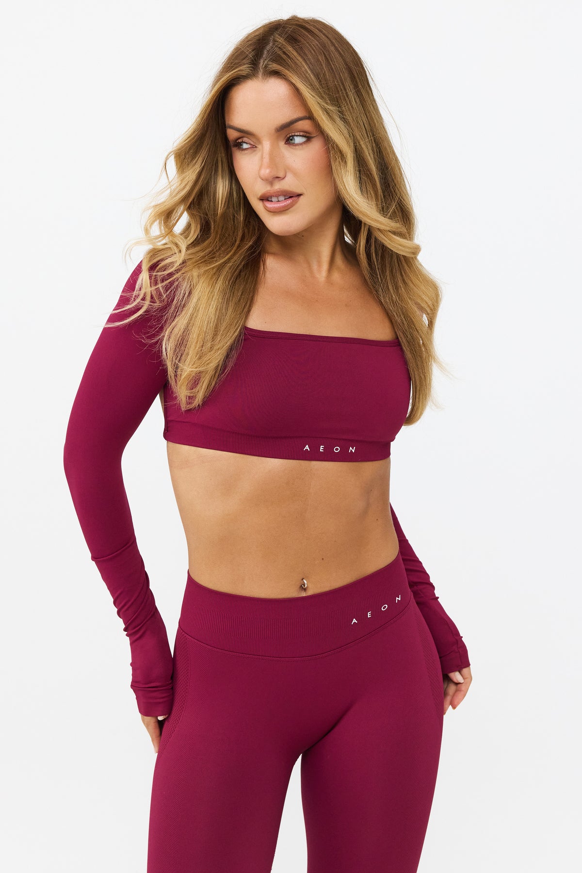 MOTION LONG SLEEVE CROP TOP V2