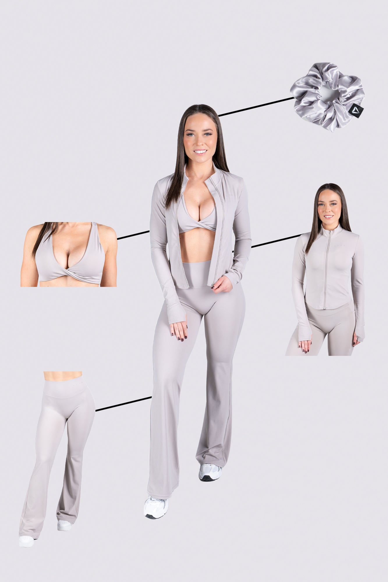 SECOND SKIN SCULPT BUNDLE - STONE (4 - PIECE) - Aeon Athletics