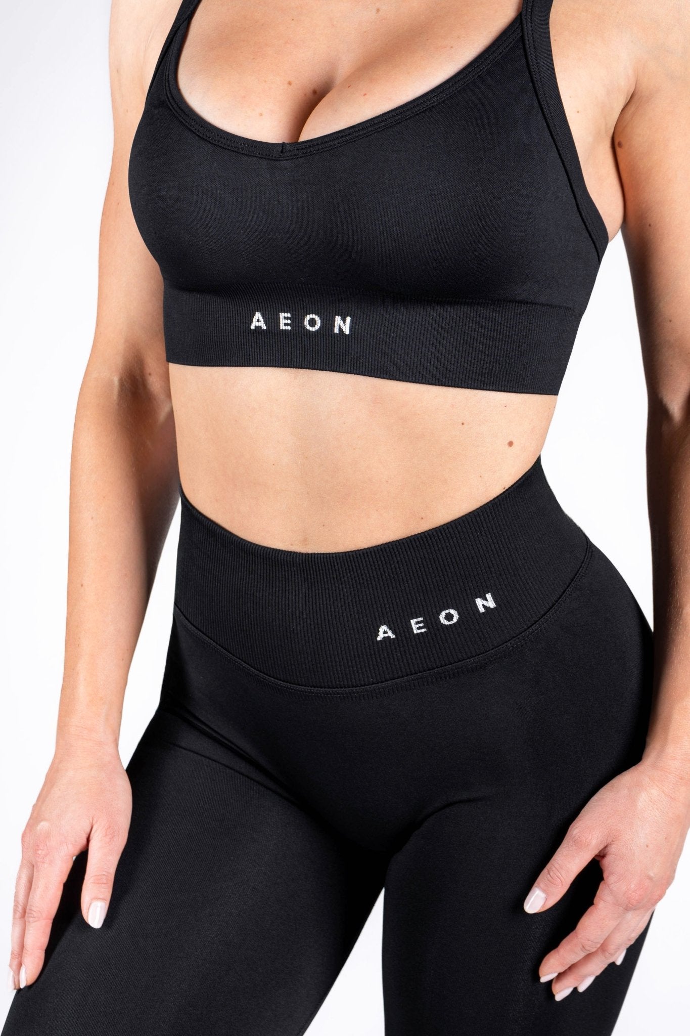 SIGNATURE SEAMLESS LEGGINGS BUNDLE - BLACK (3 - PIECES) - Aeon Athletics