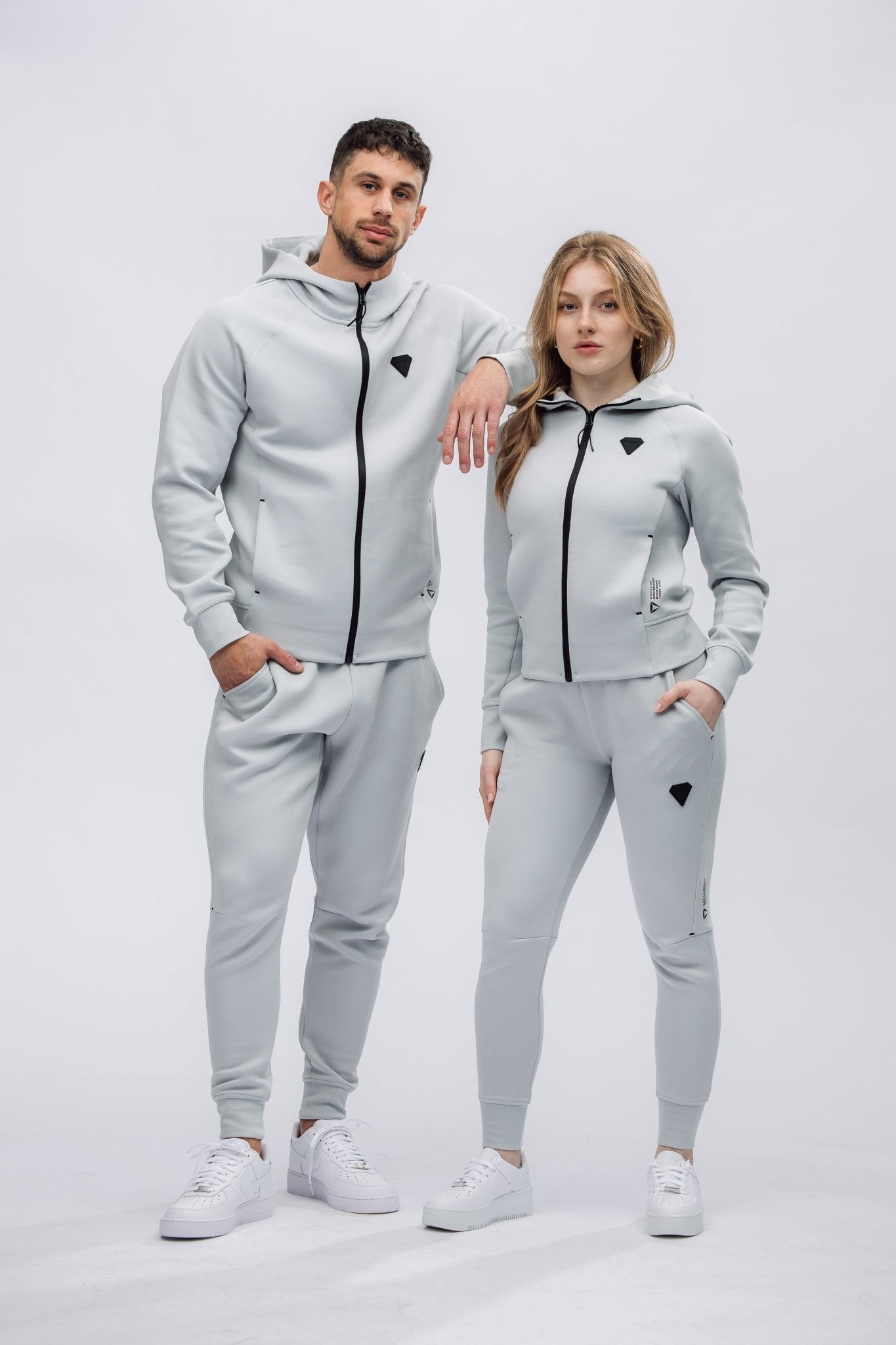 TECHPRO WOMENS TRACKSUIT BUNDLE - WOLF GREY (2 - PIECE) - Aeon Athletics