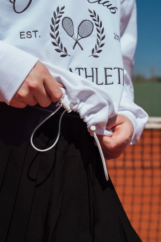 TENNIS CLUB BUNDLE - BLACK/ACE WHITE (3 - PIECE) - Aeon Athletics